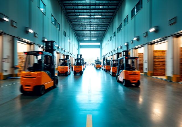 Cross-docking operations at the Clovis warehouse
